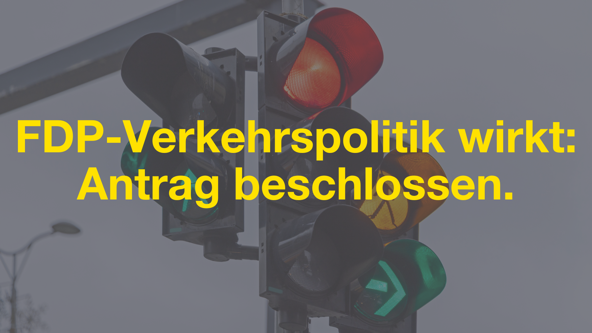 Kachel: FDP-Verkehrspolitik wirkt