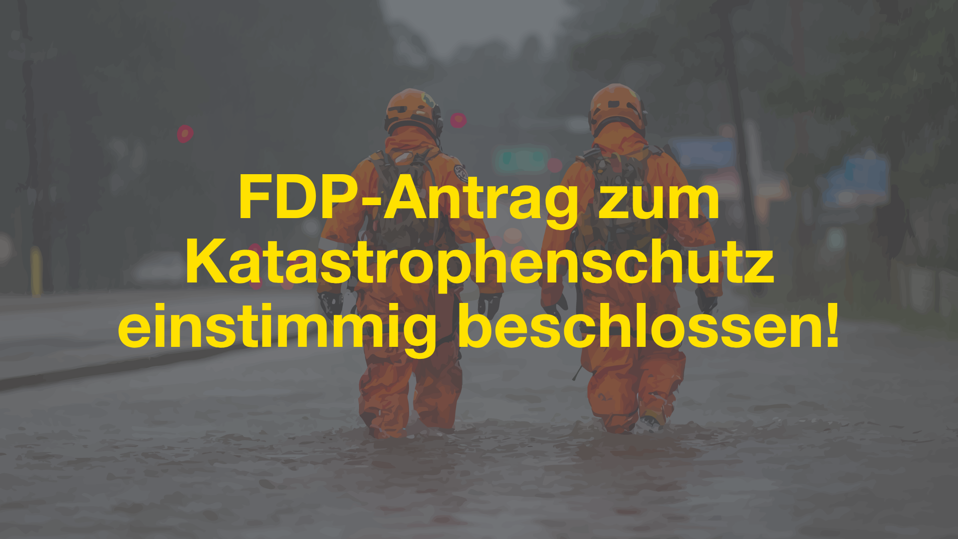 Banner Katastrophenschutz