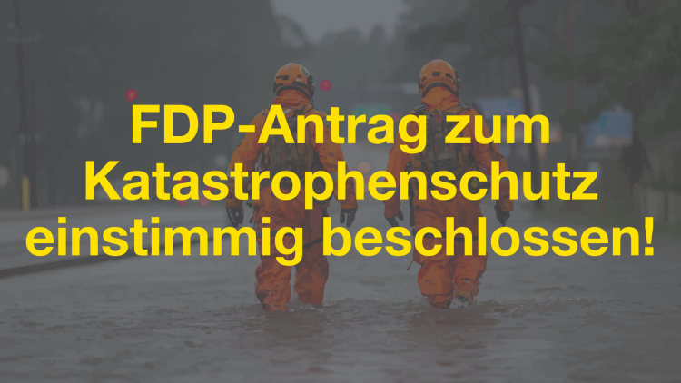 Kachel zum beschlossenen Antrag zum Katastrophenschutz